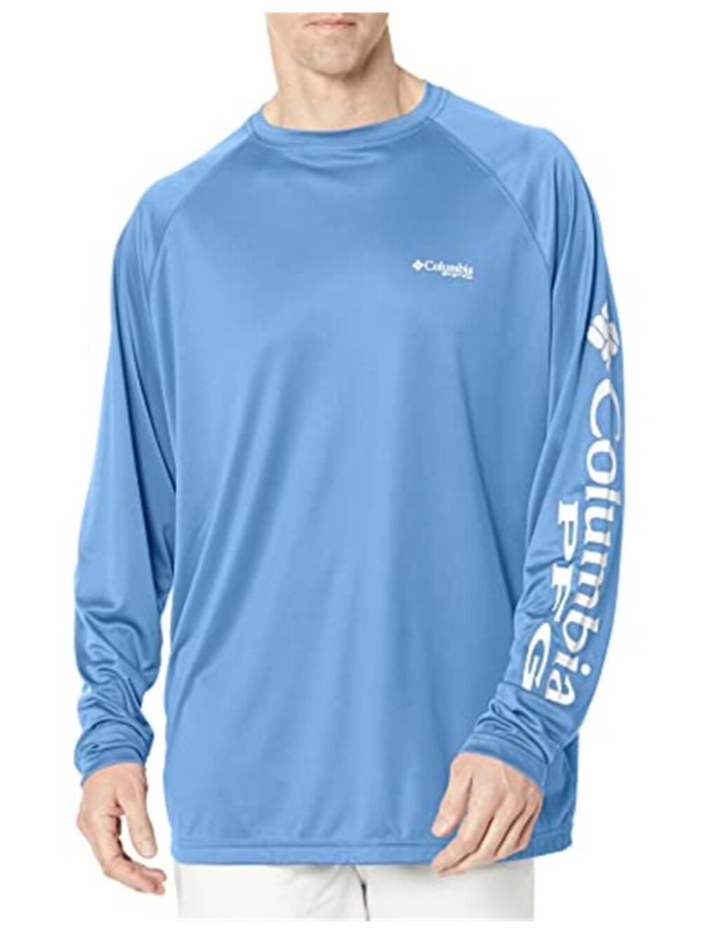 Mens UPF50 Fishing Shirt Long Sleeve Performance Sun Protection Moisture Wicking